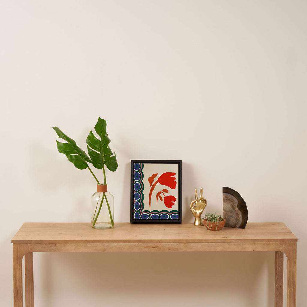 Flora Harmony Framed Canvas Print Gallery Image 4