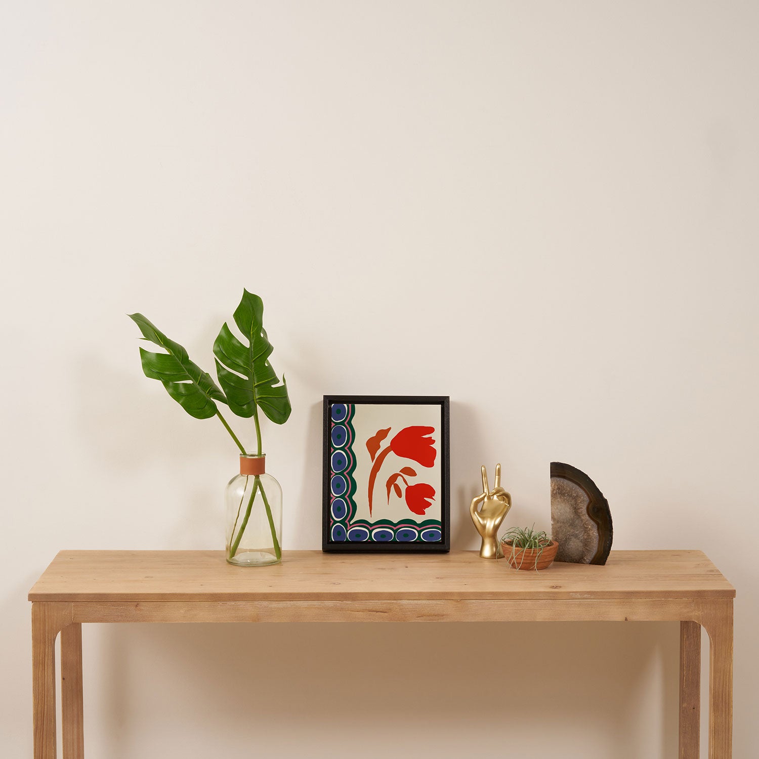 Flora Harmony Framed Canvas Print Gallery Image 4