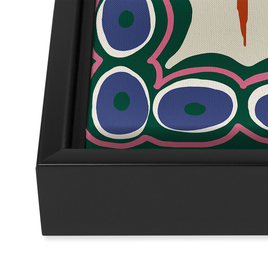 Flora Harmony Framed Canvas Print Gallery Image 3