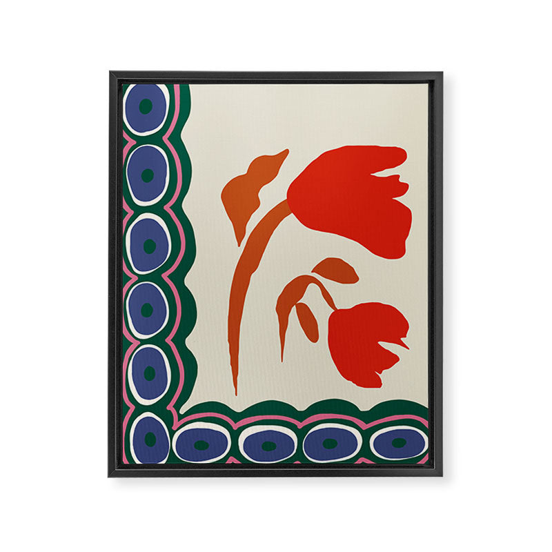 Flora Harmony Framed Canvas Print Gallery Image 3