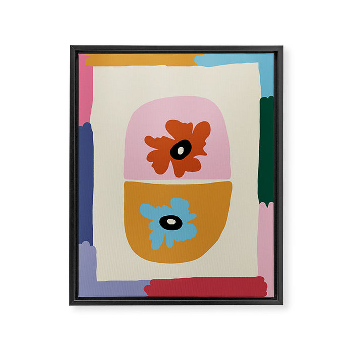 Floral capsule  Framed Canvas Print Gallery Image 1