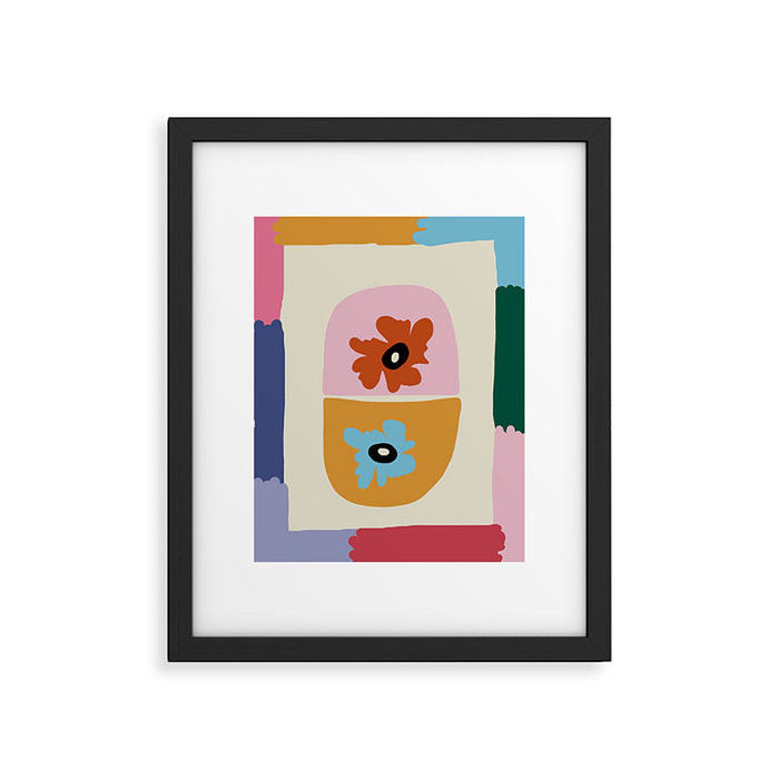 Floral capsule  Framed Art Print Gallery Image 1