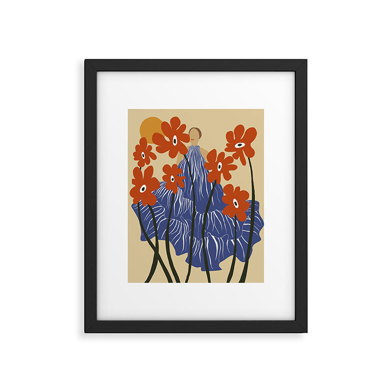Floral fairy fashion  Framed Art Print Gallery Image 5