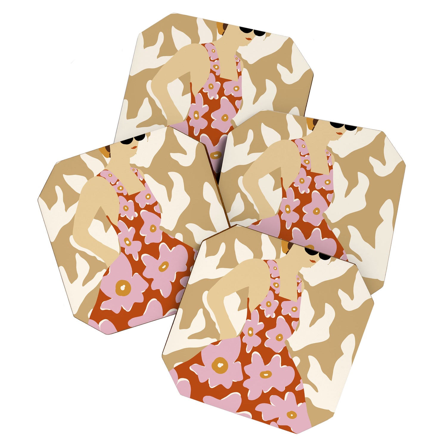 Floral fashion women style  Coaster Gallery Image 1