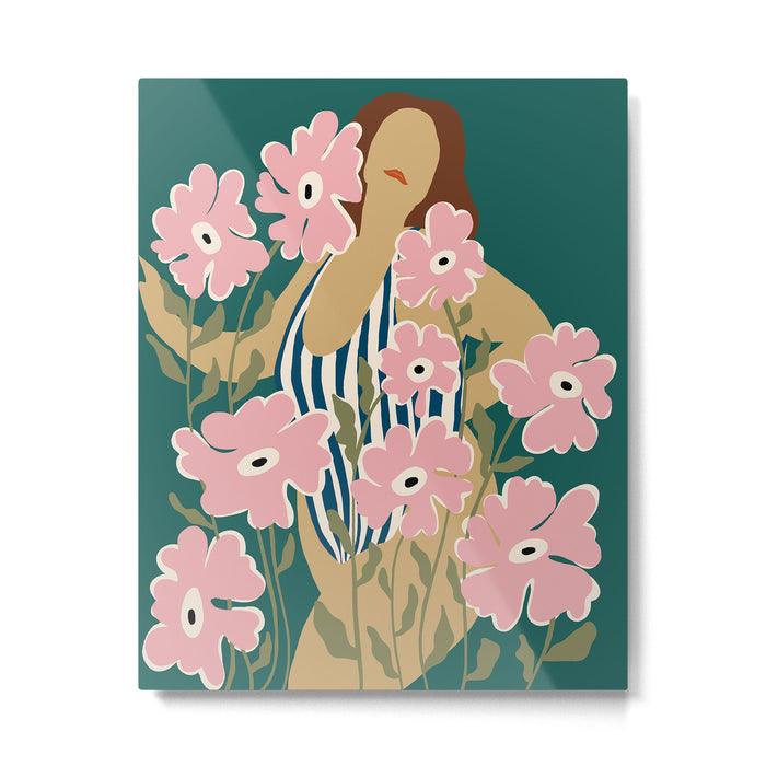 FLORAL FAT FUN FFF Metal Print Gallery Image 1