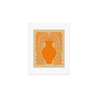 Floral fern Pottery  Art Print Gallery Image 1