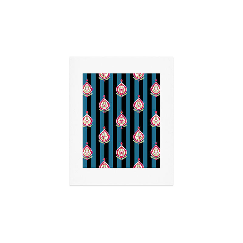 Floral Filigree Art Print Gallery Image 1