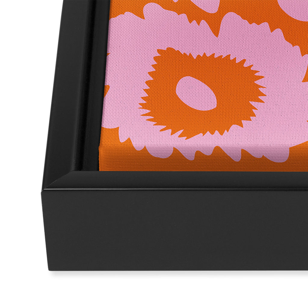 Floral Frenzy Framed Canvas Print Gallery Image 3