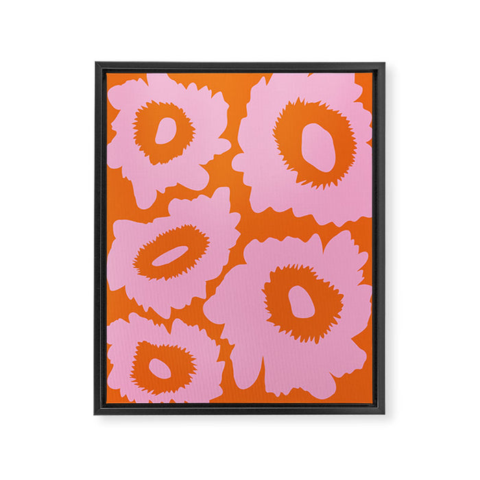 Floral Frenzy Framed Canvas Print Gallery Image 1