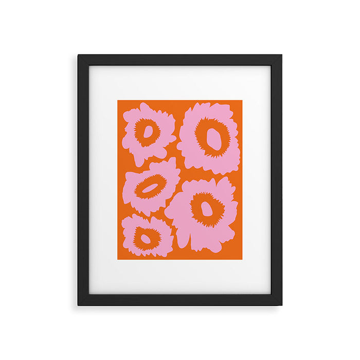 Floral Frenzy Framed Art Print Gallery Image 1