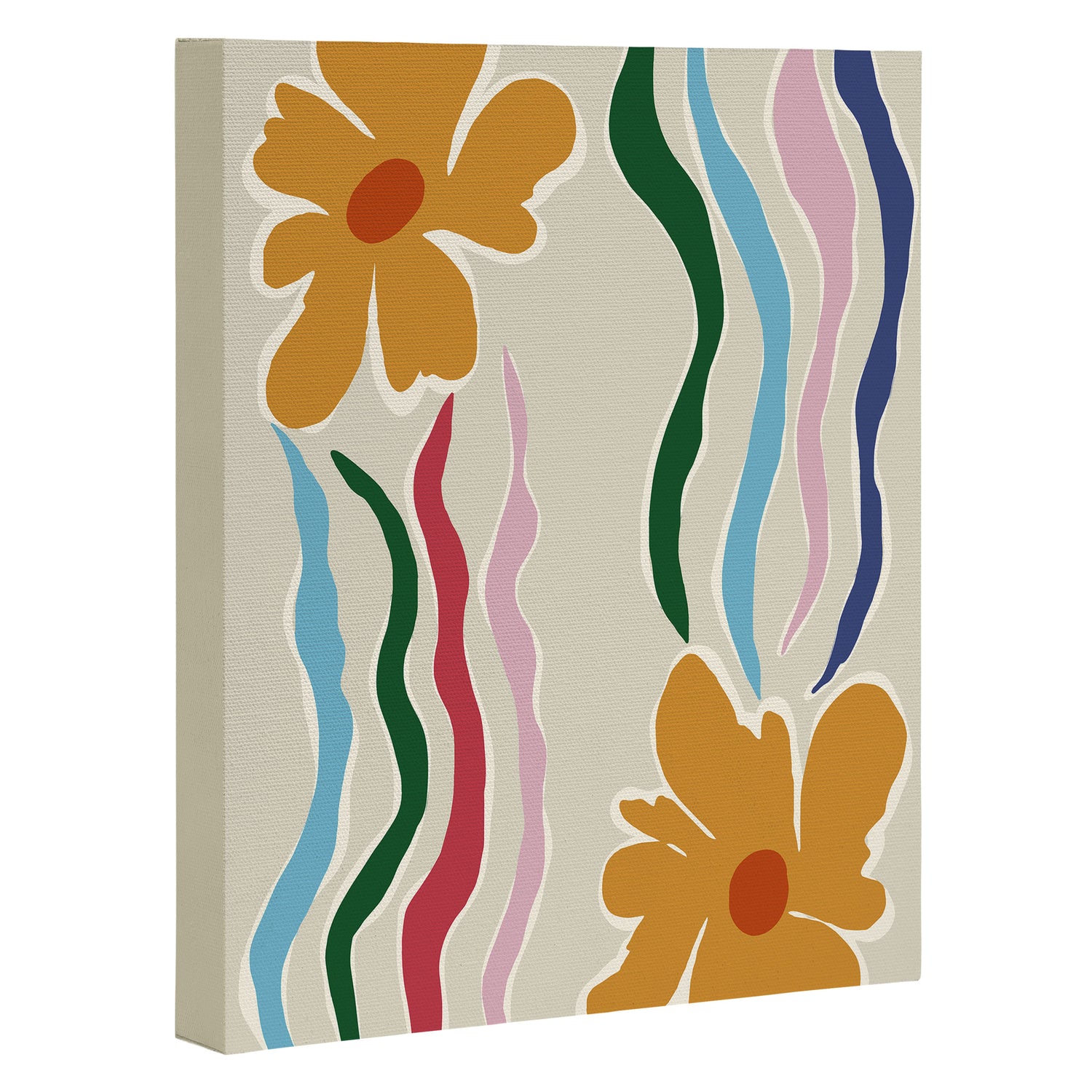 Floral Kite Canvas Print Gallery Image 3