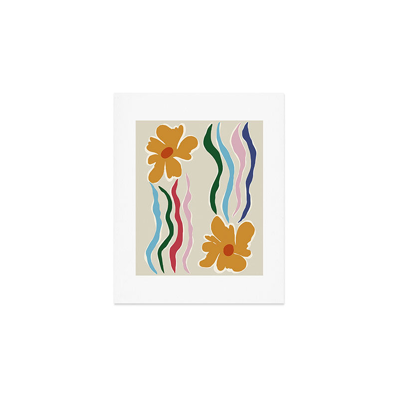 Floral Kite Art Print Gallery Image 1