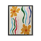 Floral Kite Framed Canvas Print Gallery Image 6