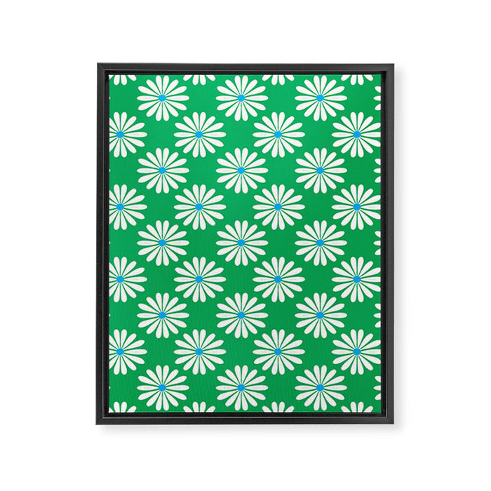 Floral Maze 2 Framed Canvas Print Gallery Image 1