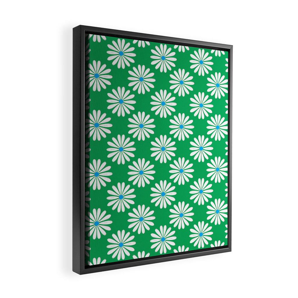 Floral Maze 2 Framed Canvas Print Gallery Image 2