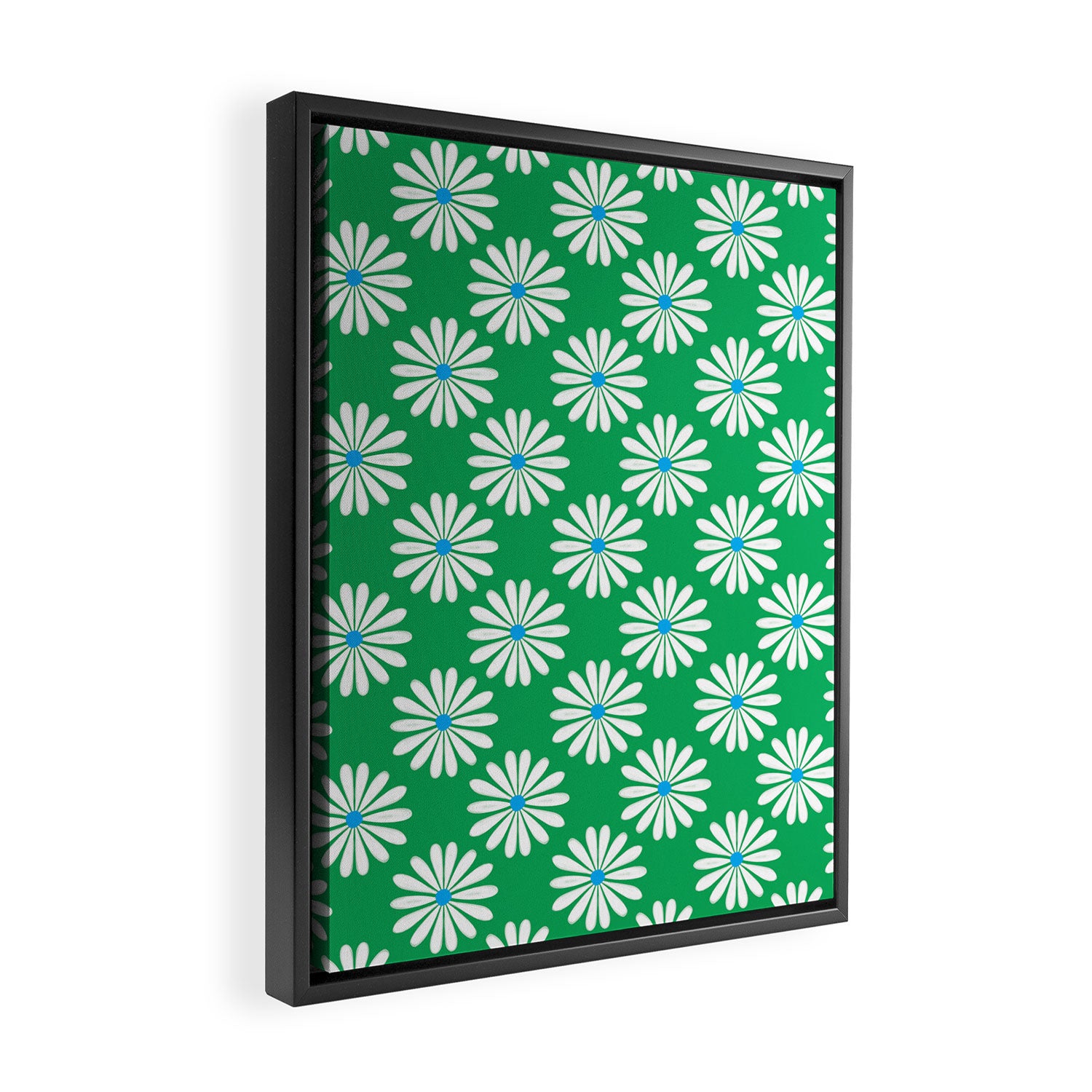 Floral Maze 2 Framed Canvas Print Gallery Image 2