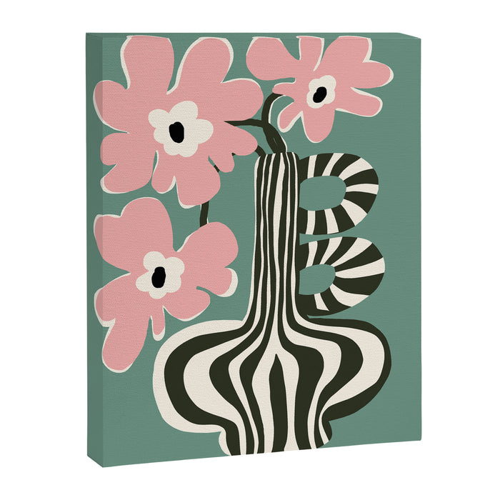 Floral strip  Canvas Print Gallery Image 1