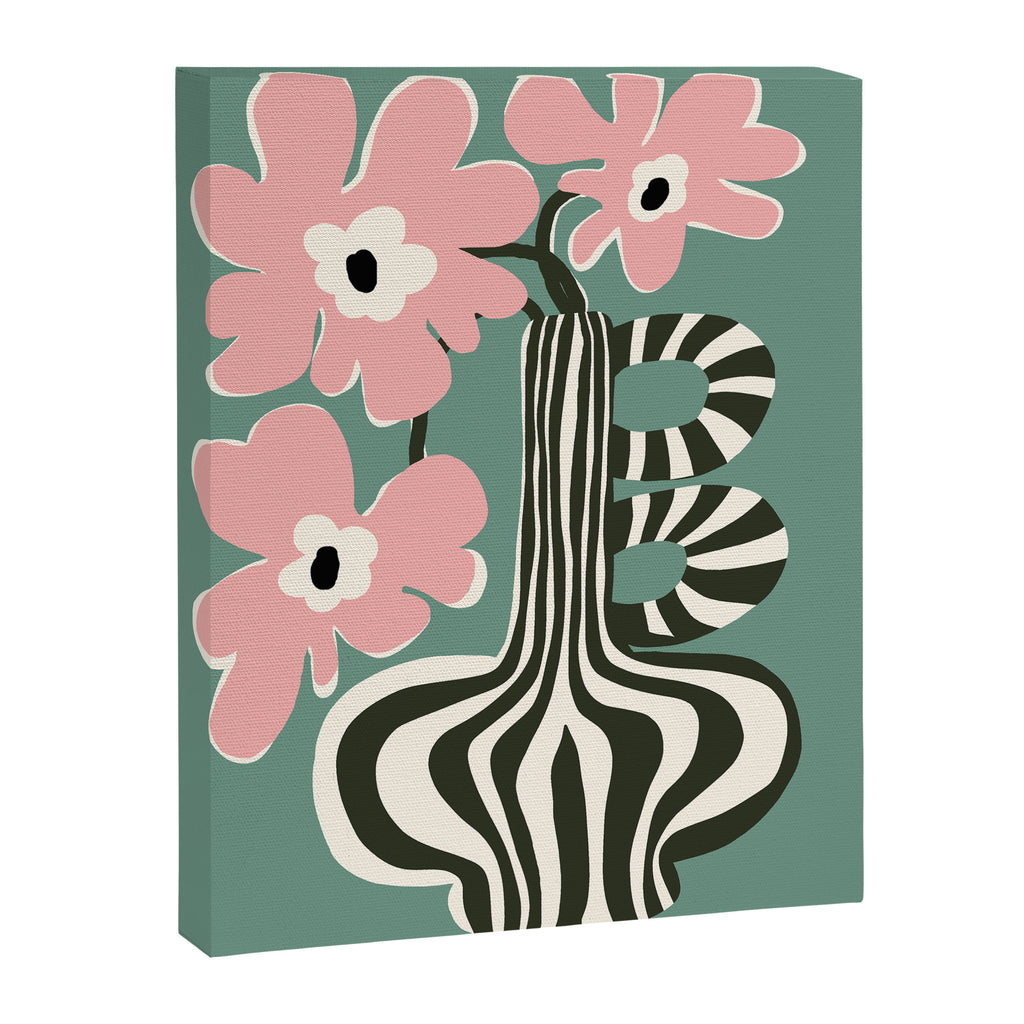 Floral strip  Canvas Print Gallery Image 6