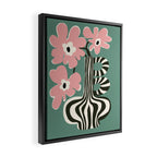 Floral strip  Framed Canvas Print Gallery Image 2