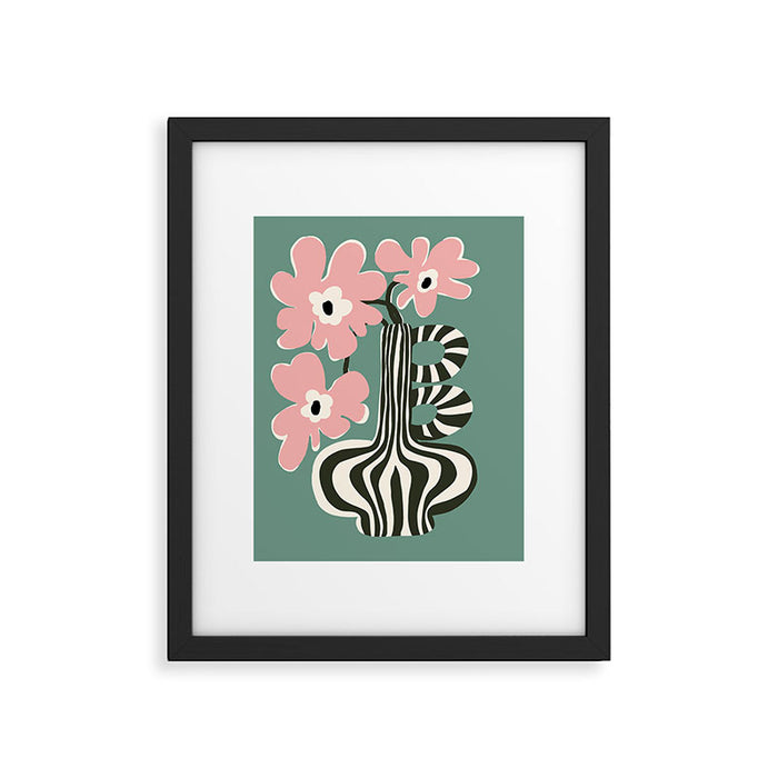 Floral strip  Framed Art Print Gallery Image 1