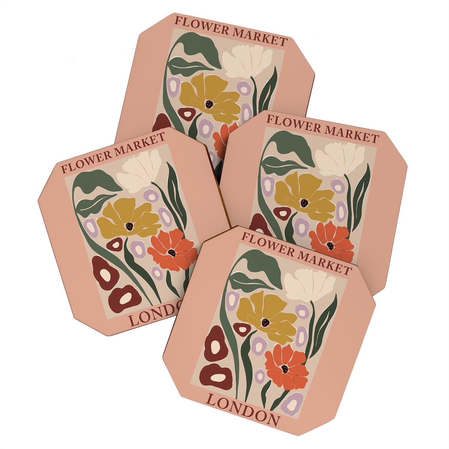 flower market london  Coaster Gallery Image 1