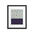 Flowers_checkerboard  Framed Art Print Gallery Image 5