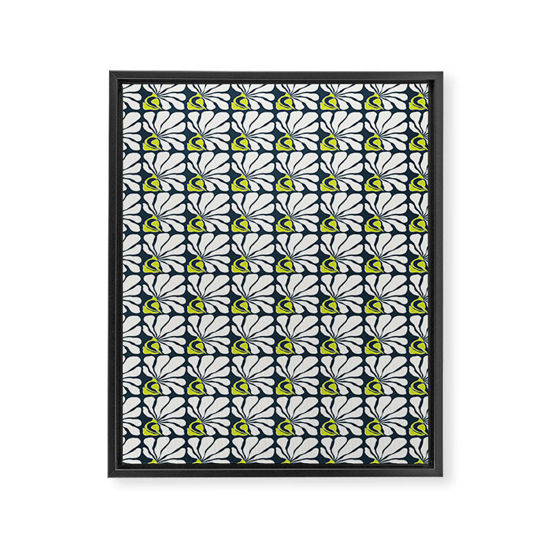 Flowing Floral Framed Canvas Print Gallery Image 8