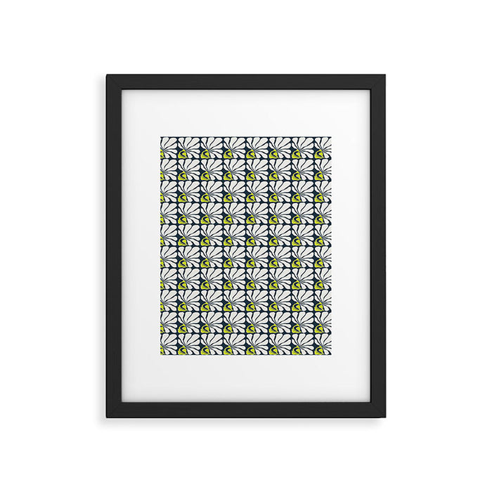 Flowing Floral Framed Art Print Gallery Image 1