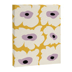 Fresh Poppy in yellow Canvas Print Gallery Image 6