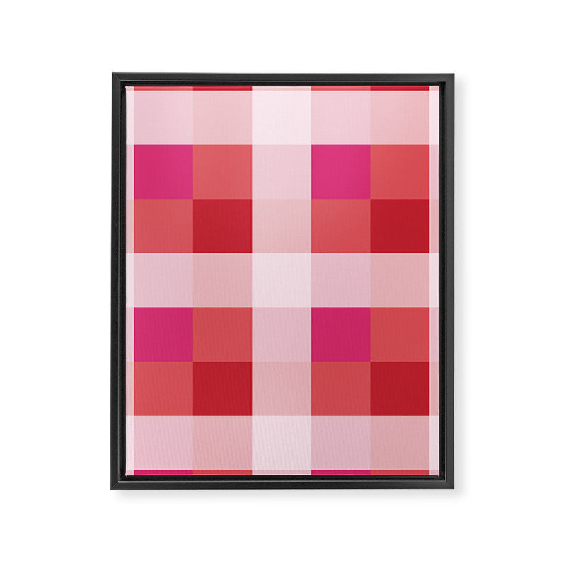geometrical color illusion  Framed Canvas Print Gallery Image 8
