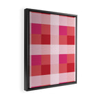 geometrical color illusion  Framed Canvas Print Gallery Image 2