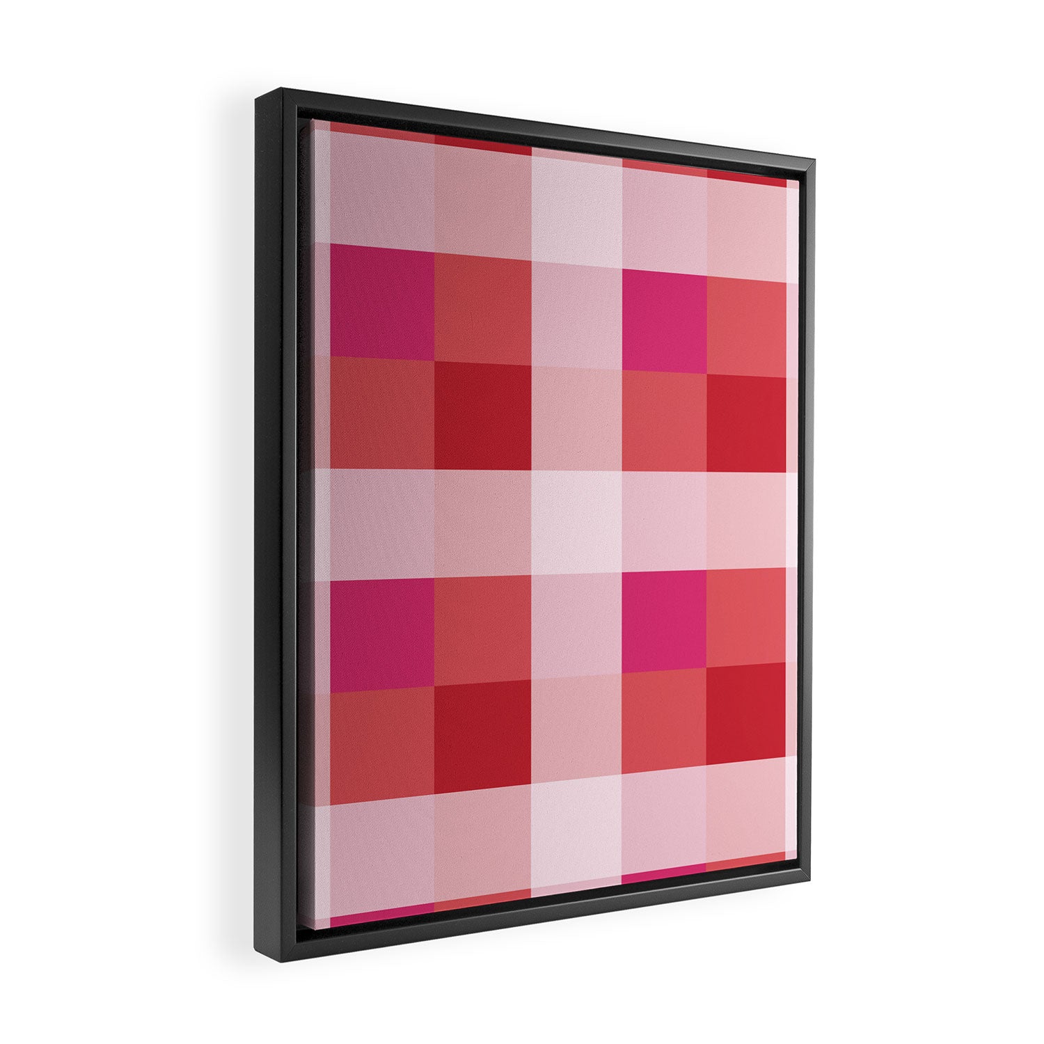 geometrical color illusion  Framed Canvas Print Gallery Image 2