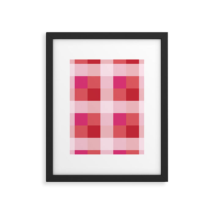 geometrical color illusion  Framed Art Print Gallery Image 1