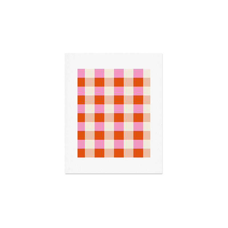 Gingham I Art Print Gallery Image 1