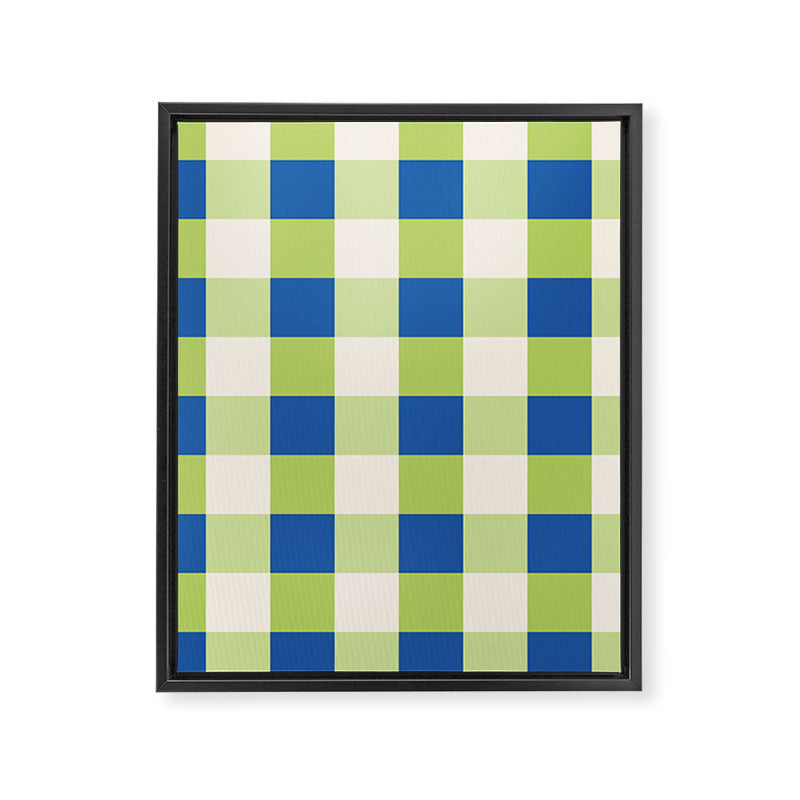 Gingham II Framed Canvas Print Gallery Image 8