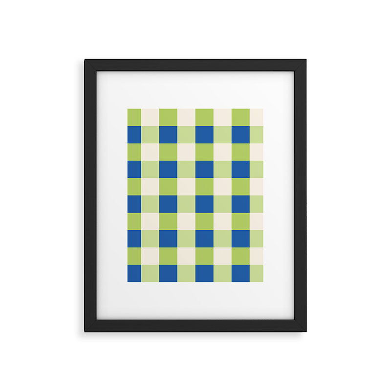 Gingham II Framed Art Print Gallery Image 6