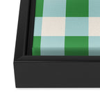 Gingham III Framed Canvas Print Gallery Image 3