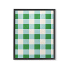 Gingham III Framed Canvas Print Gallery Image 8