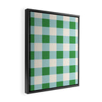 Gingham III Framed Canvas Print Gallery Image 2