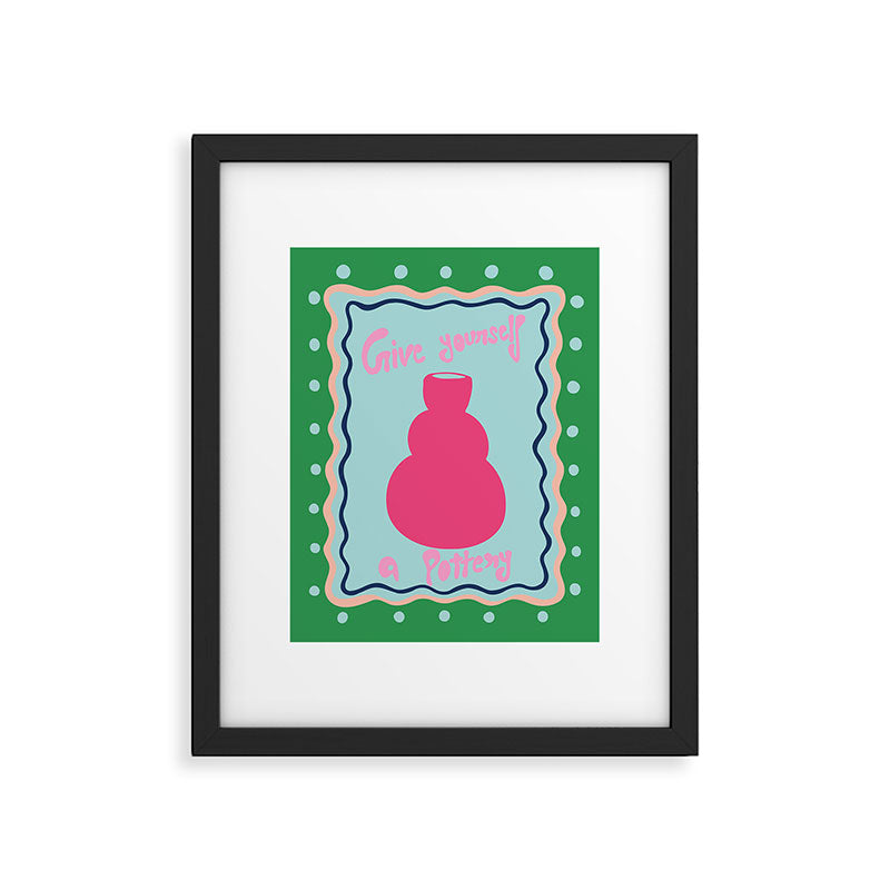 Give yourself a pottery Framed Art Print Gallery Image 5