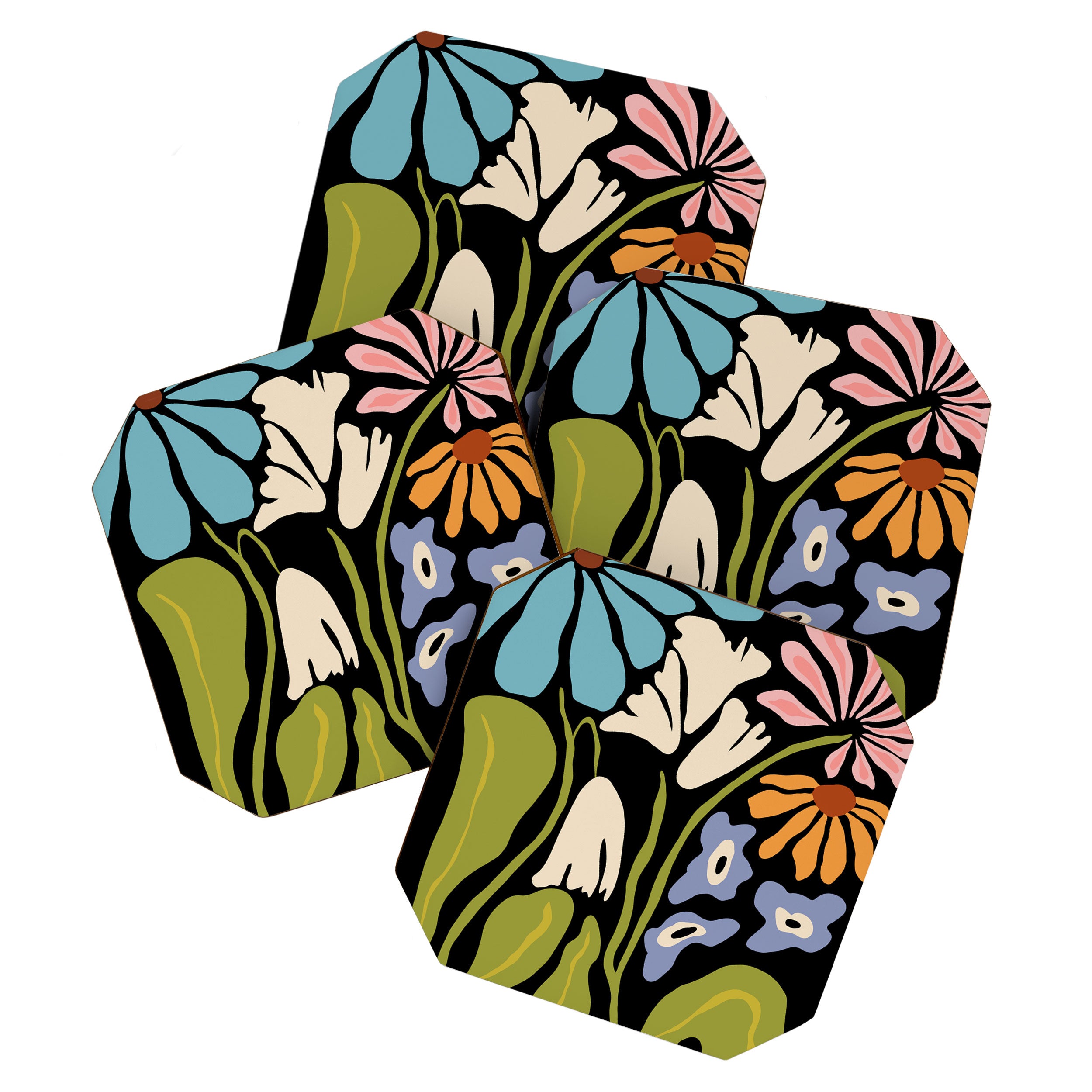 Golden Garden charm Coaster Gallery Image 1