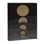 Golden moon phases  Canvas Print Gallery Image 8