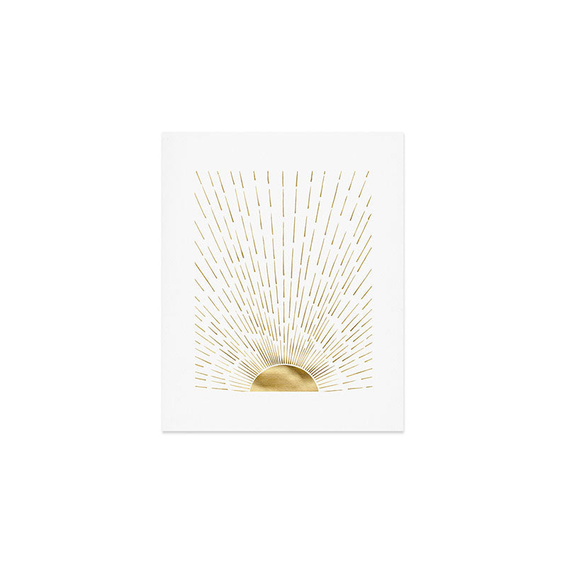 Golden sun Art Print Gallery Image 1