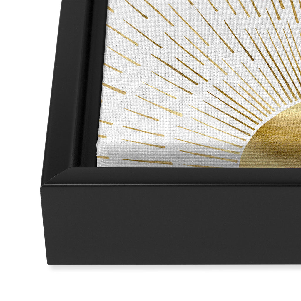 Golden sun Framed Canvas Print Gallery Image 3