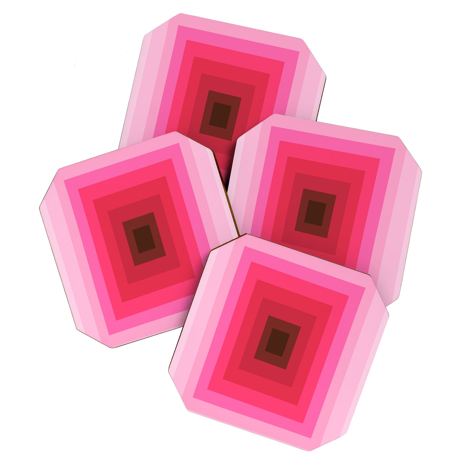 gradient geometric Coaster Gallery Image 1
