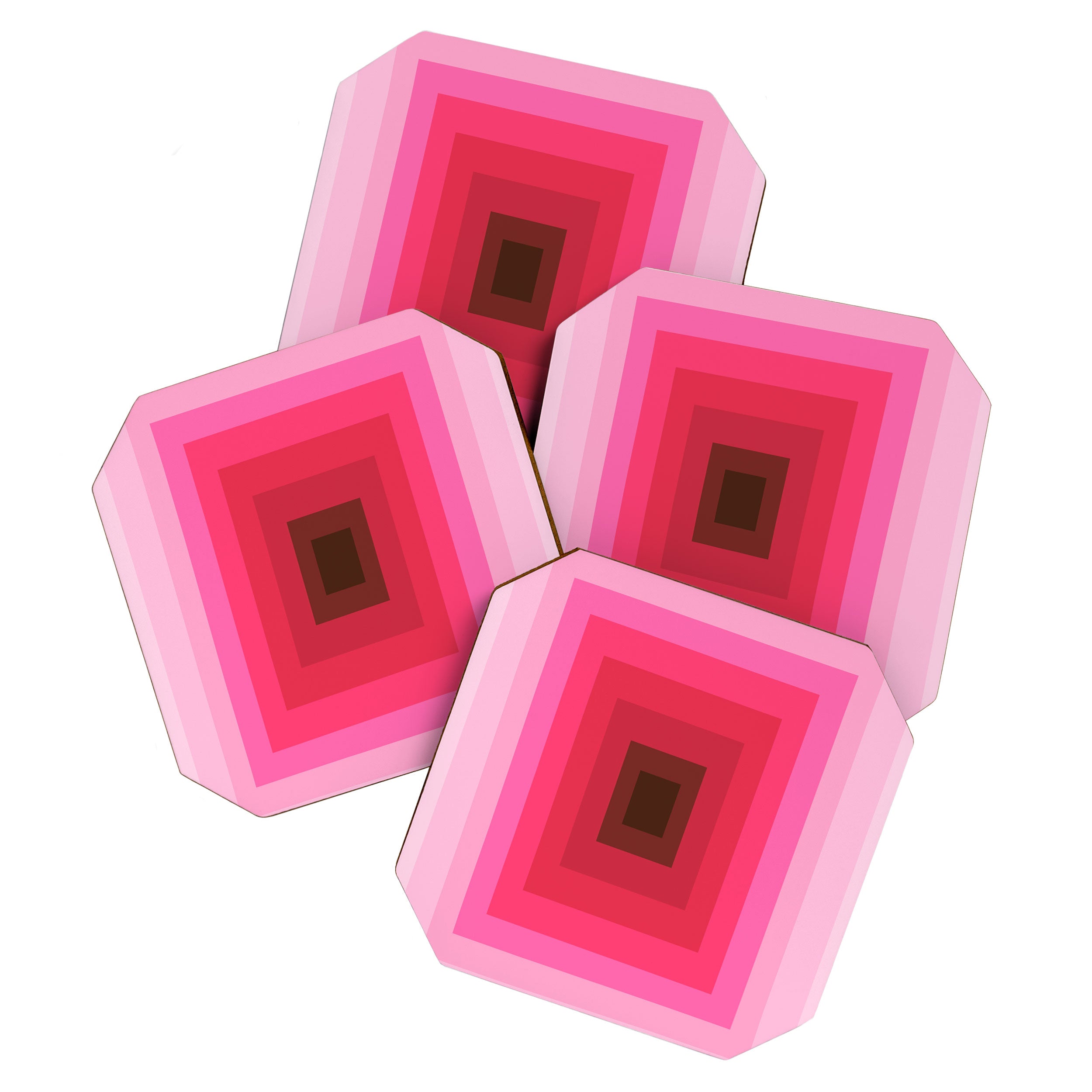 gradient geometric Coaster Gallery Image 1