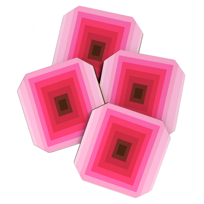 gradient geometric Coaster Gallery Image 1