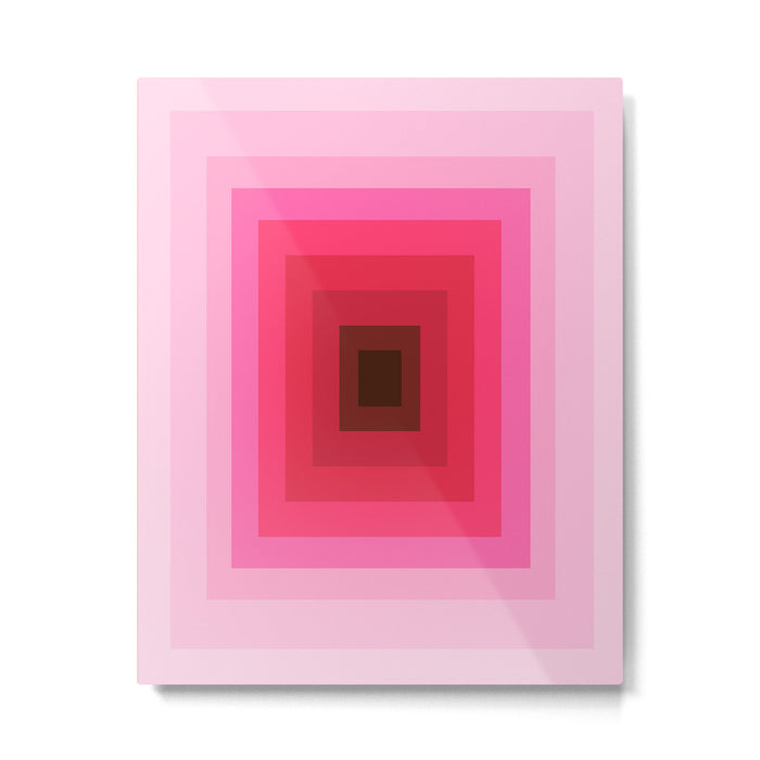 gradient geometric Metal Print Gallery Image 1
