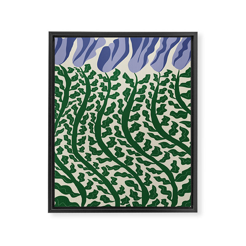 Green Leaf Framed Canvas Print Gallery Image 6