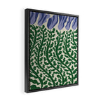 Green Leaf Framed Canvas Print Gallery Image 2